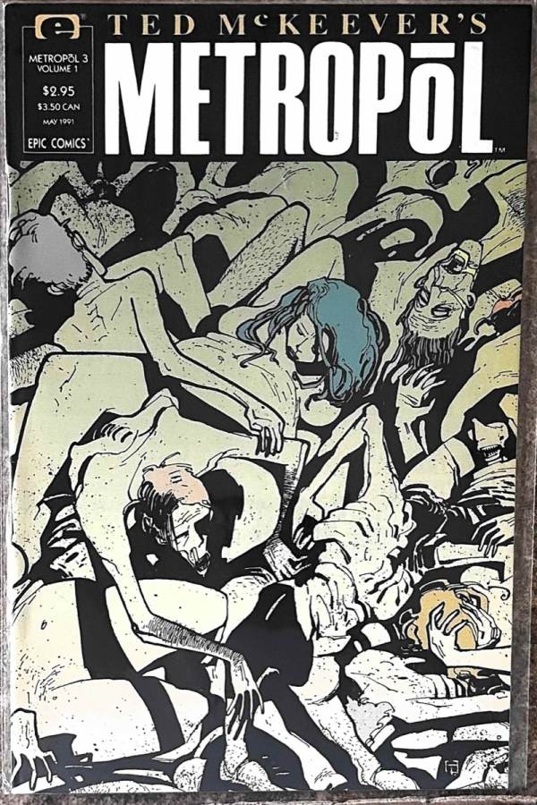 Ted McKeever's Metropol #3 cover