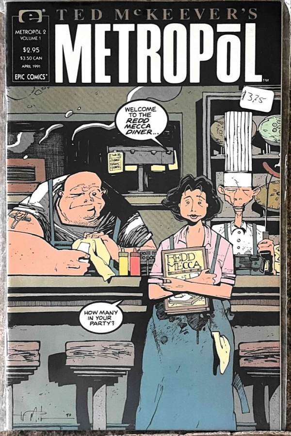 Ted McKeever's Metropol #2 (1991) Epic Comics unassessed cover