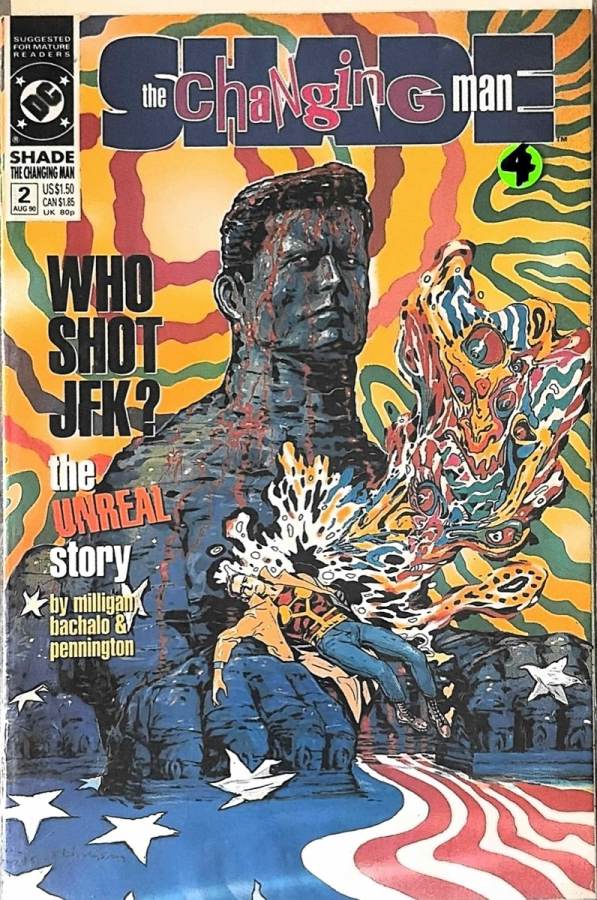 Shade, the Changing Man #2 (1990) DC Comics unassessed cover