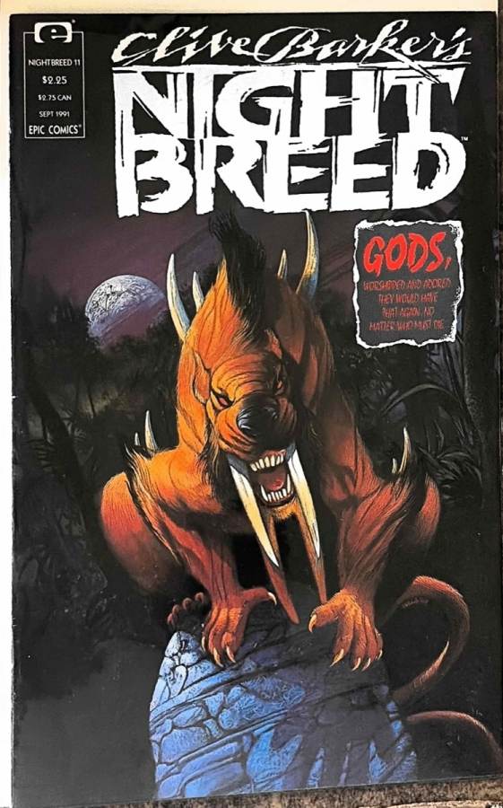 Clive Barker's Night Breed #11 (1990) Epic Comics unassessed cover