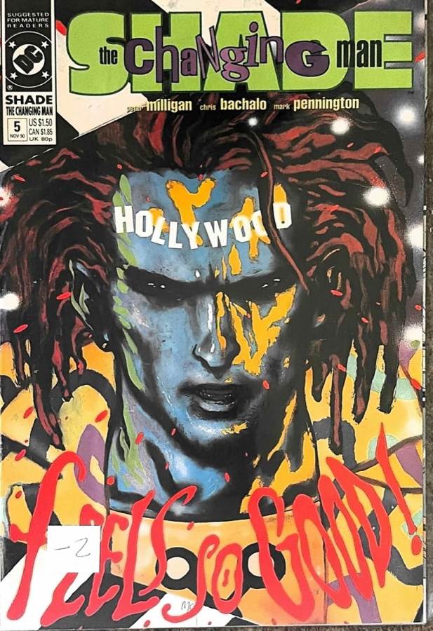 Shade, the Changing Man #5 (1990) DC Comics unassessed cover