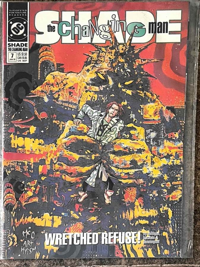 Shade, the Changing Man #7 cover
