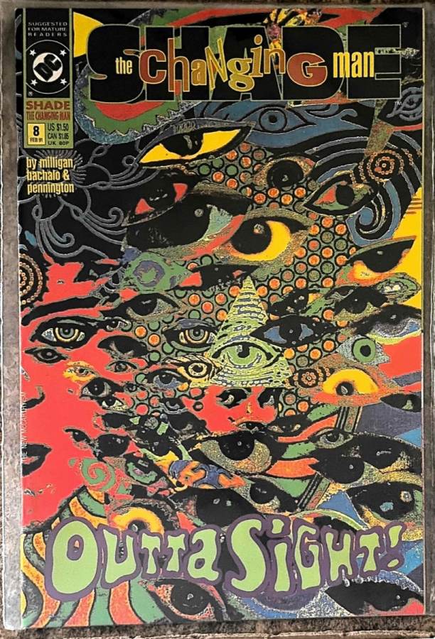Shade, the Changing Man #8 (1990) DC Comics unassessed cover