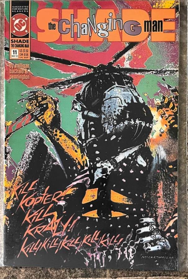 Shade the Changing Man #11 cover