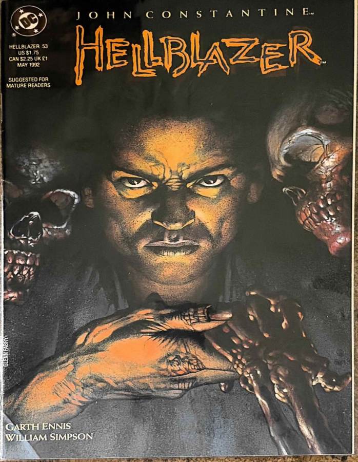 Hellblazer #53 cover