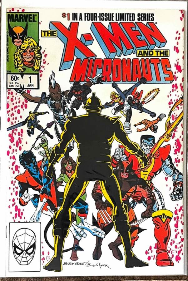 The X-Men and The Micronauts #1 (1984) Marvel Comics unassessed cover