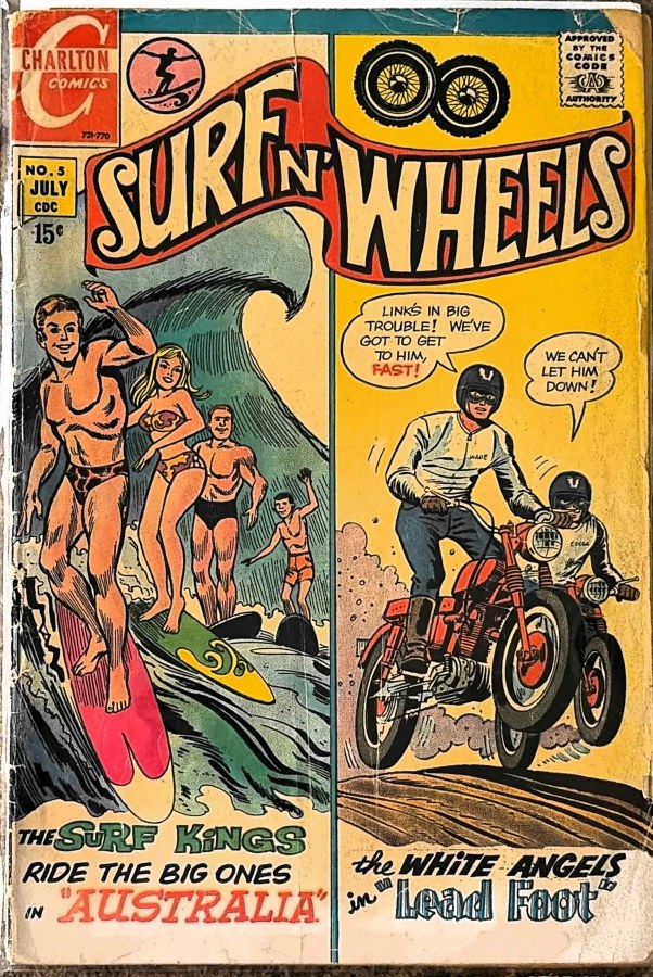 Surf 'N' Wheels #5 (1969) Charlton Comics cover