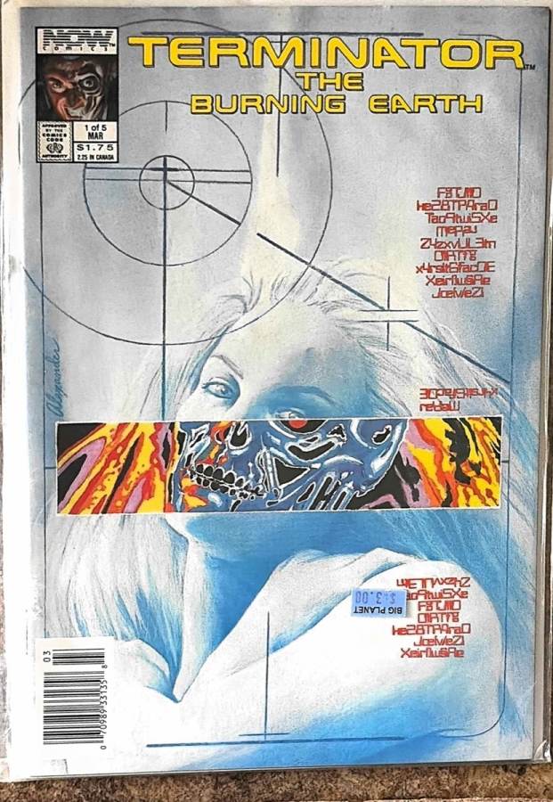 Terminator: The Burning Earth #1 cover