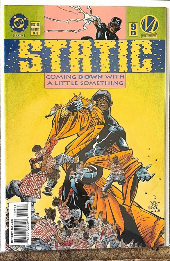 Static #9 (1993) DC Comics / Milestone Media unassessed cover