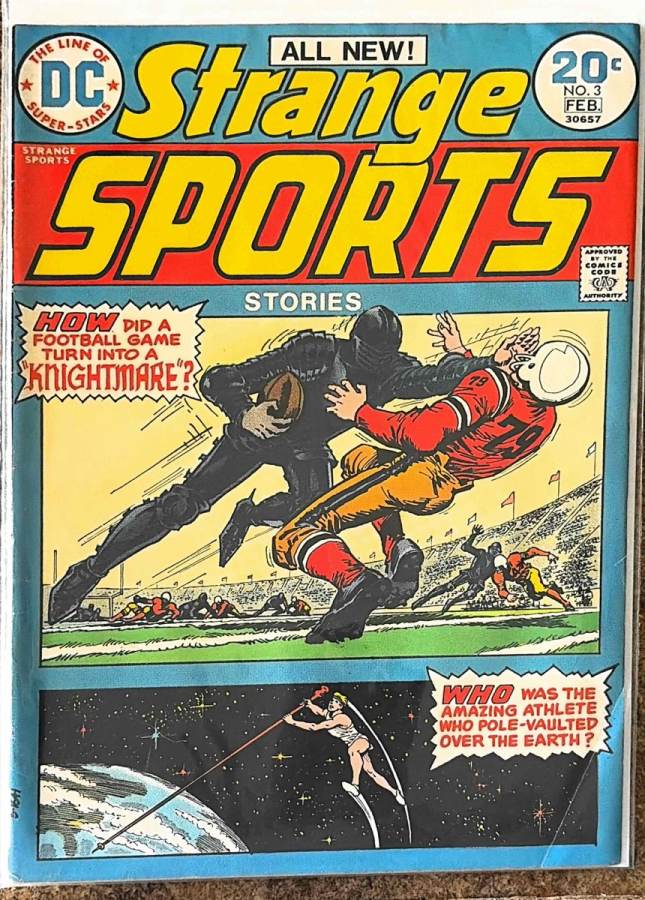 Strange Sports Stories #3 (1973) DC Comics unassessed cover