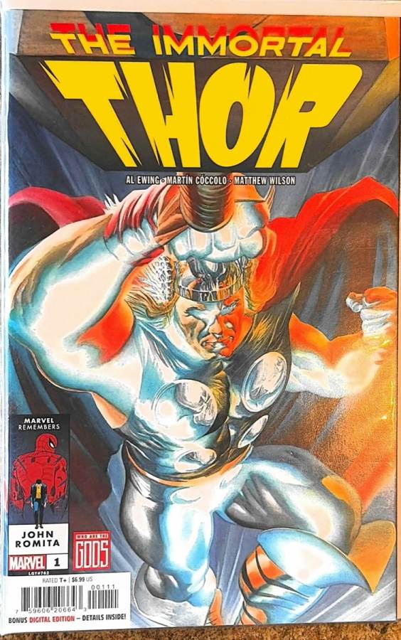 The Immortal Thor #1 (2023) Marvel Comics unassessed cover