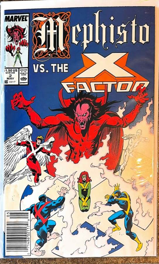Mephisto Vs. X-Factor #2 (1987) Marvel Comics unassessed cover