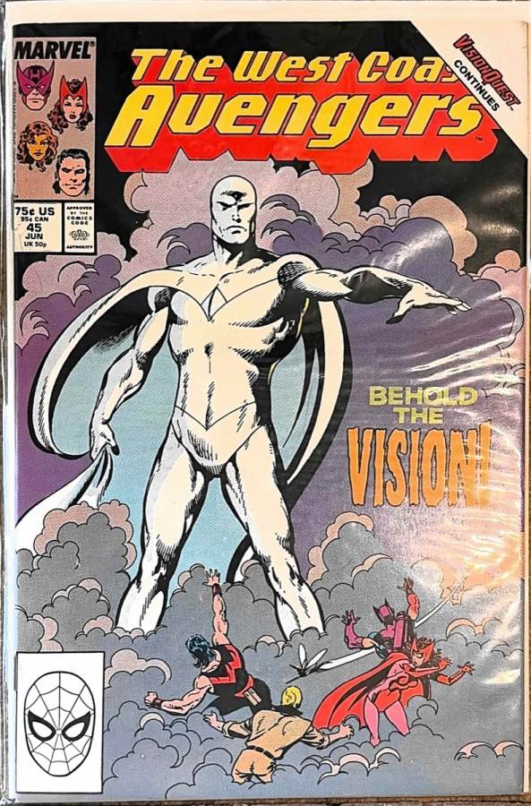 The West Coast Avengers #45 cover