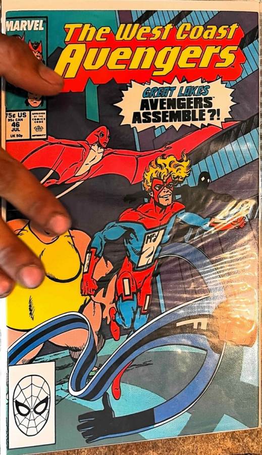 The West Coast Avengers #46 cover