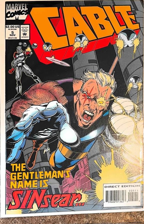 Cable #5 (1993) Marvel Comics unassessed cover