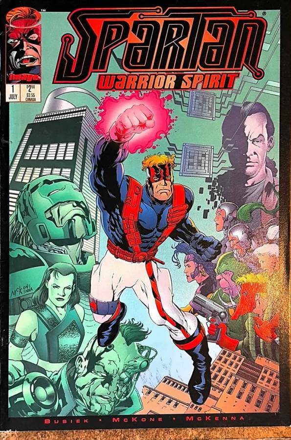 Spartan: Warrior Spirit #1 (1995) Image Comics unassessed cover