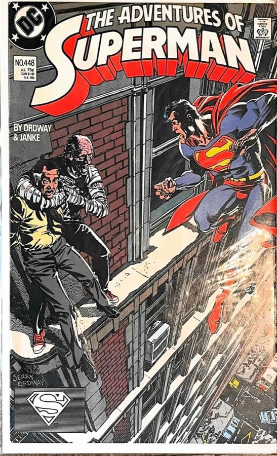 Adventures of Superman #448 cover
