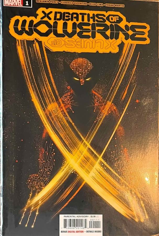 X Deaths of Wolverine #1 (2022) Marvel unassessed cover