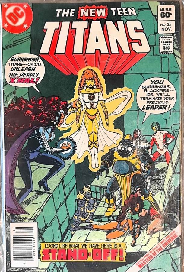 The New Teen Titans #25 DC Comics unassessed cover