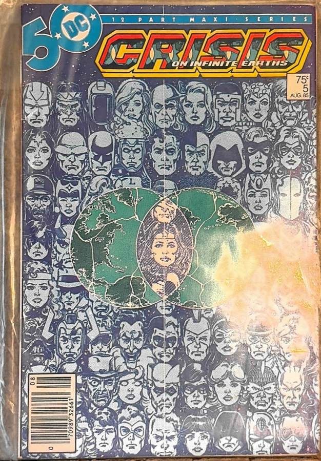 Crisis on Infinite Earths #5 DC Comics unassessed cover