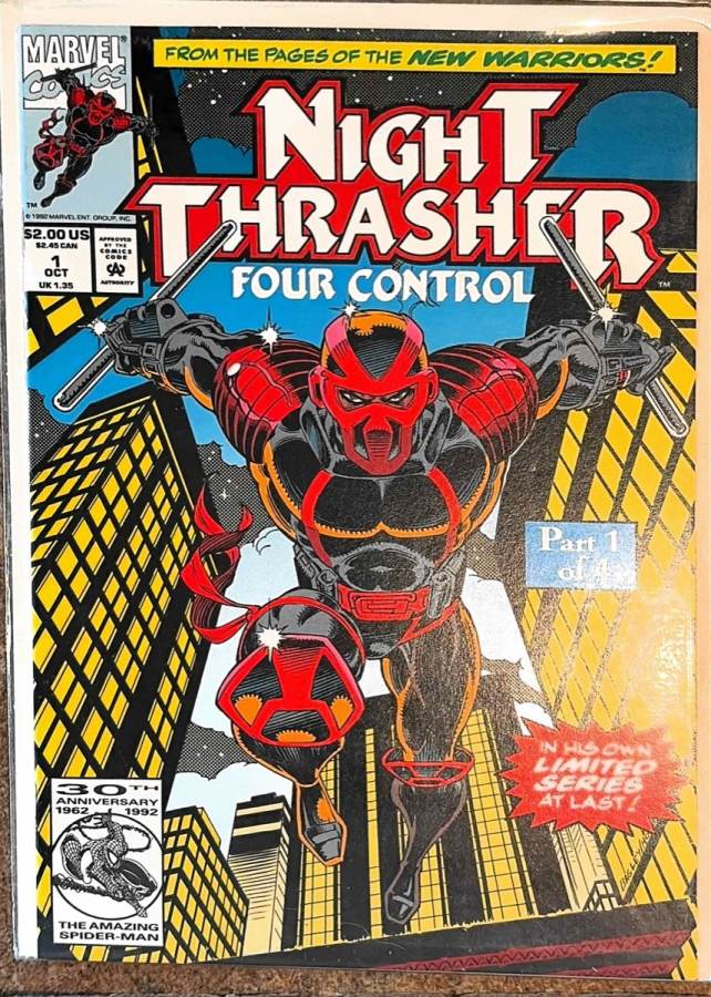 Night Thrasher: Four Control #1 cover