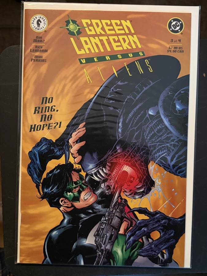 Green Lantern vs. Aliens #3 (of 4) cover
