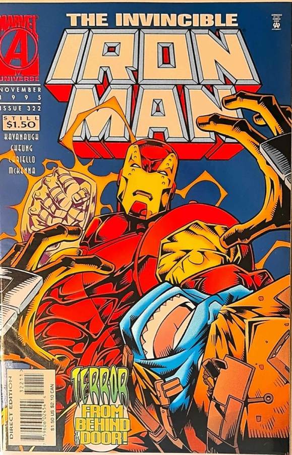 The Invincible Iron Man #322 cover