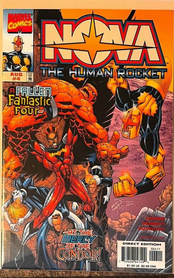 Nova The Human Rocket #4 (1999) Marvel Comics unassessed cover