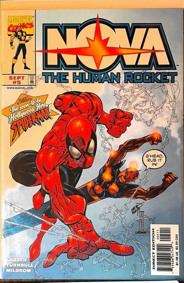 Nova The Human Rocket #5 cover
