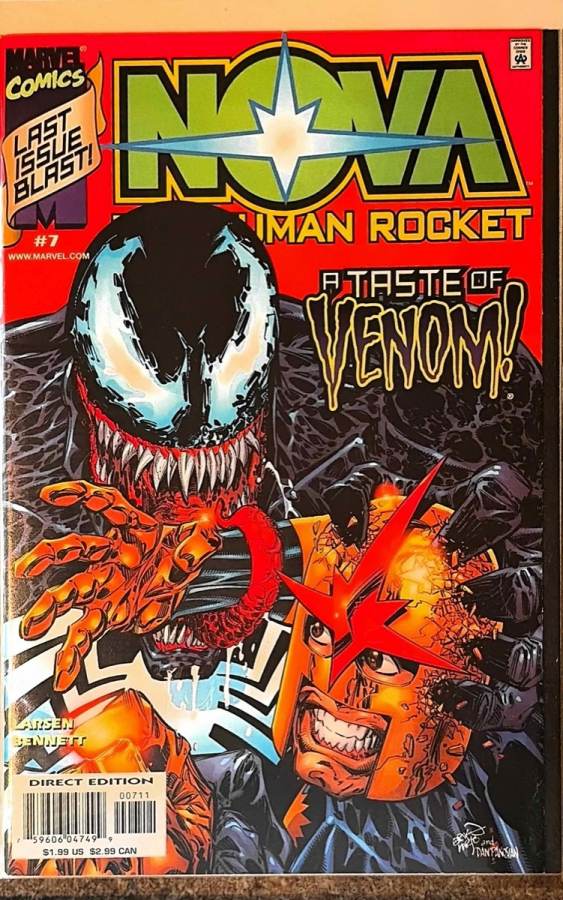 Nova the Human Rocket #7 (1999) Marvel Comics unassessed cover