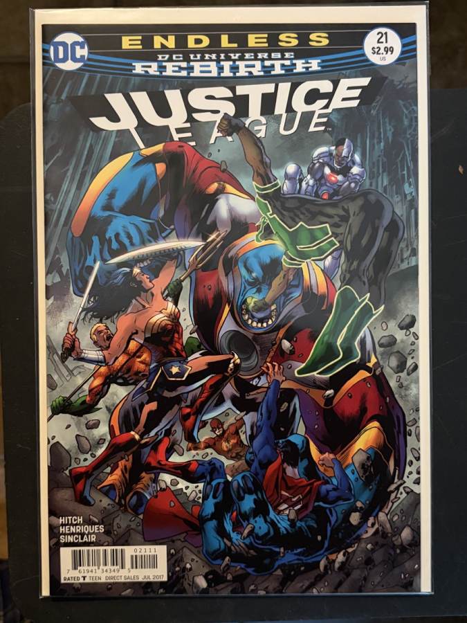 Justice League (2016 Rebirth) #21 cover