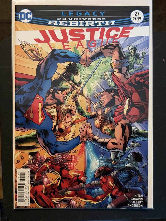 Justice League (2016 Rebirth) #27 (2017) DC NM cover