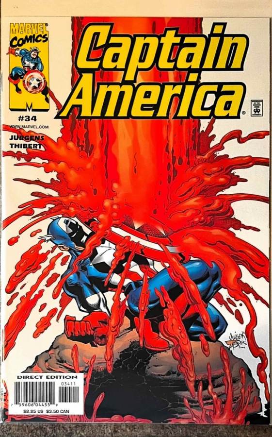 Captain America #34 cover
