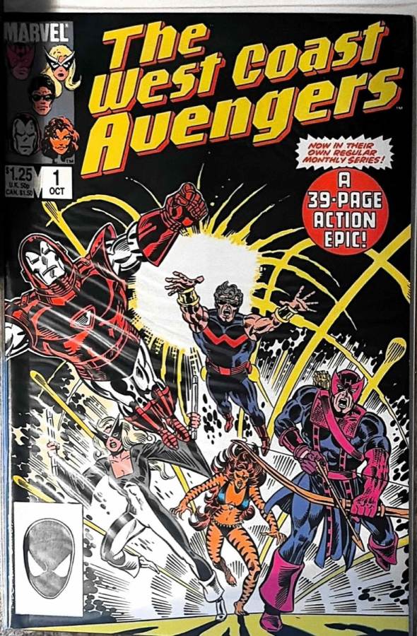 The West Coast Avengers #1 cover