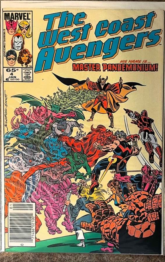 The West Coast Avengers #4 cover