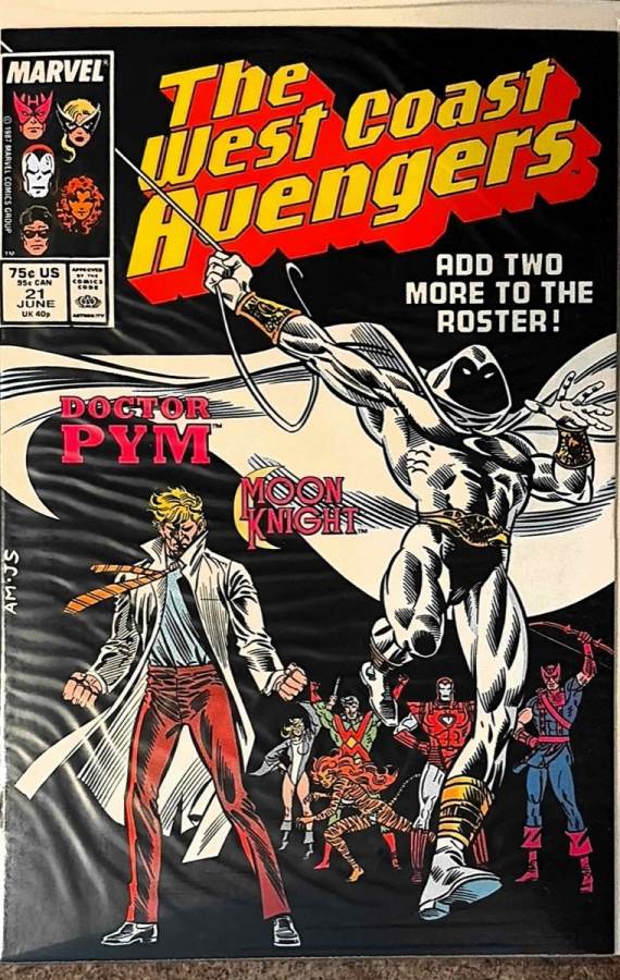 The West Coast Avengers #21 cover