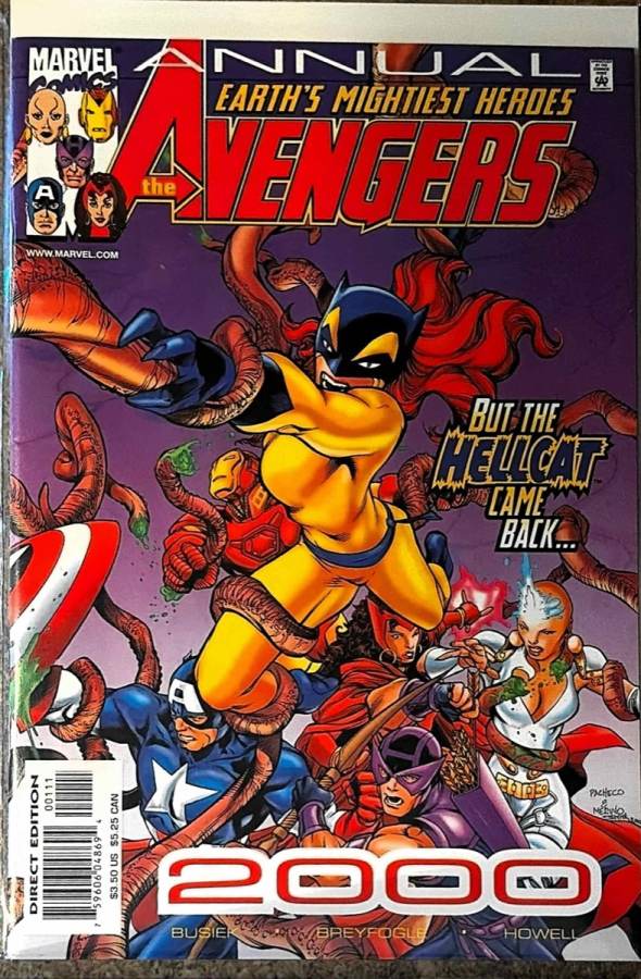 The Avengers Annual #2000 (1967) Marvel Comics unassessed cover