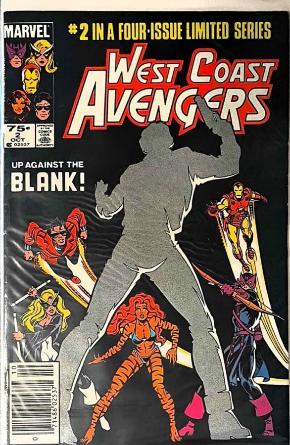 The West Coast Avengers #2 (1984) Marvel Comics unassessed cover