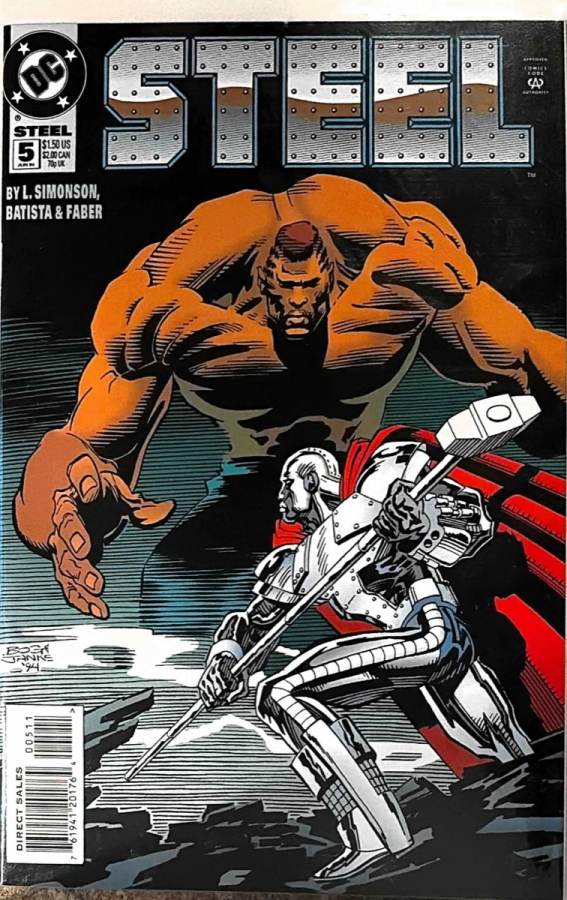 Steel #5 (1994) DC Comics unassessed cover