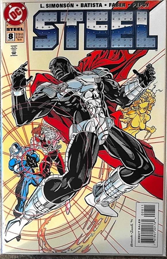 Steel #8 (1994) DC Comics unassessed cover