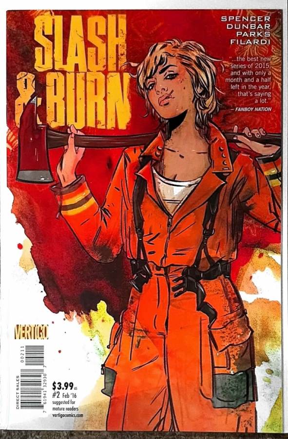 Slash & Burn #2 cover