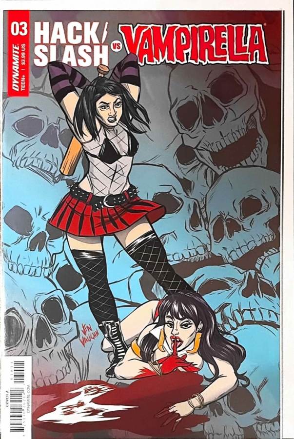 Hack/Slash vs. Vampirella #3 cover