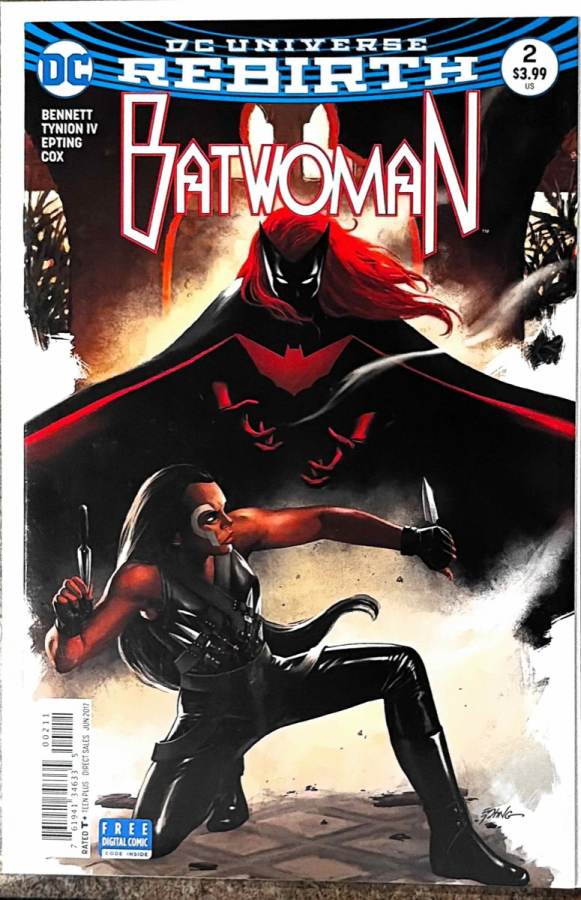 Batwoman #2 (2017) DC Comics unassessed cover