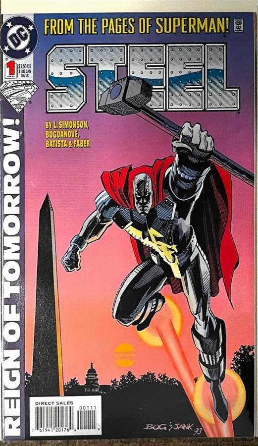 Steel #1 (1994) DC Comics unassessed cover