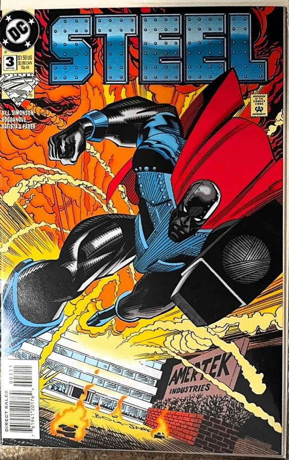 Steel #3 (1994) DC Comics unassessed cover