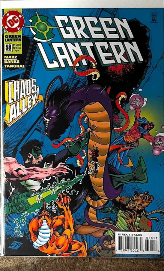 Green Lantern #58 cover