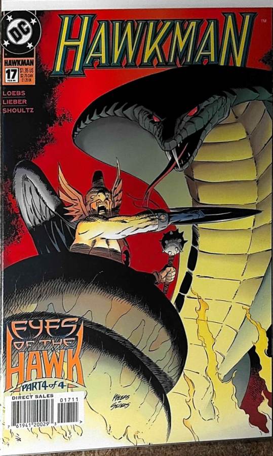 Hawkman #17 (1995) DC cover