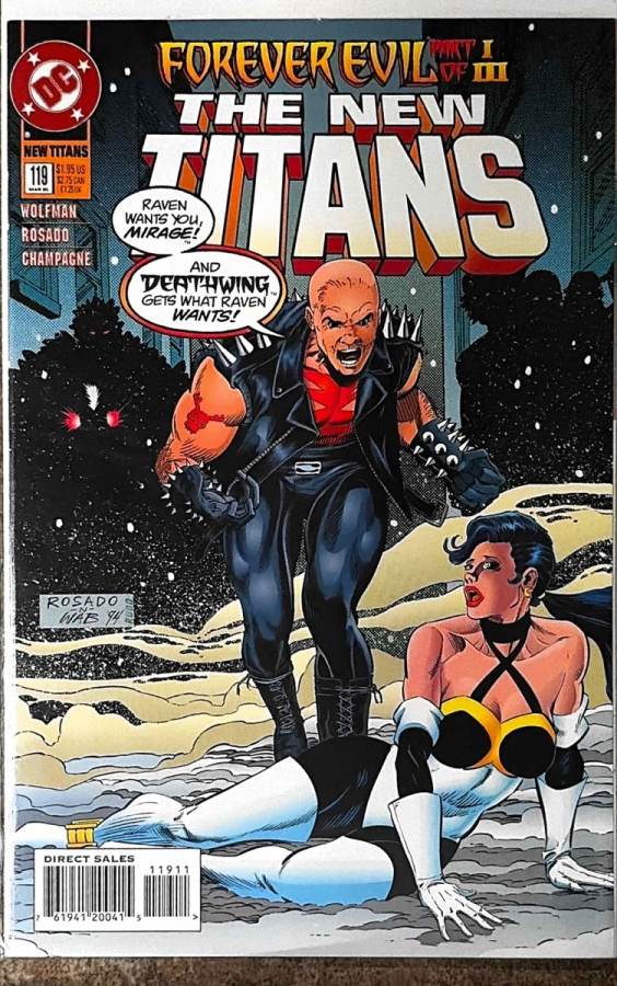 The New Titans #119 (1988) DC Comics unassessed cover