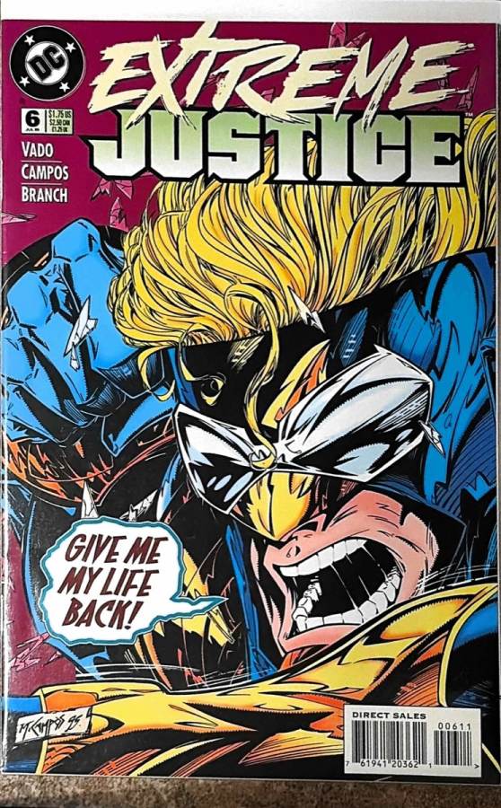 Extreme Justice #6 (1995) DC Comics unassessed cover