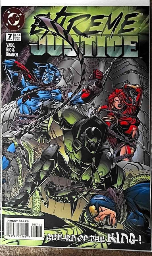 Extreme Justice #7 (1995) DC Comics unassessed cover